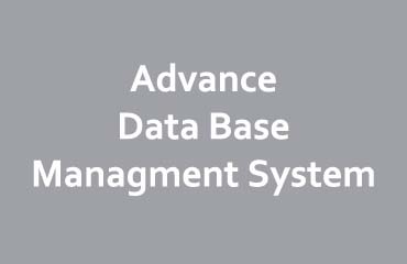 Advance -DBMS 